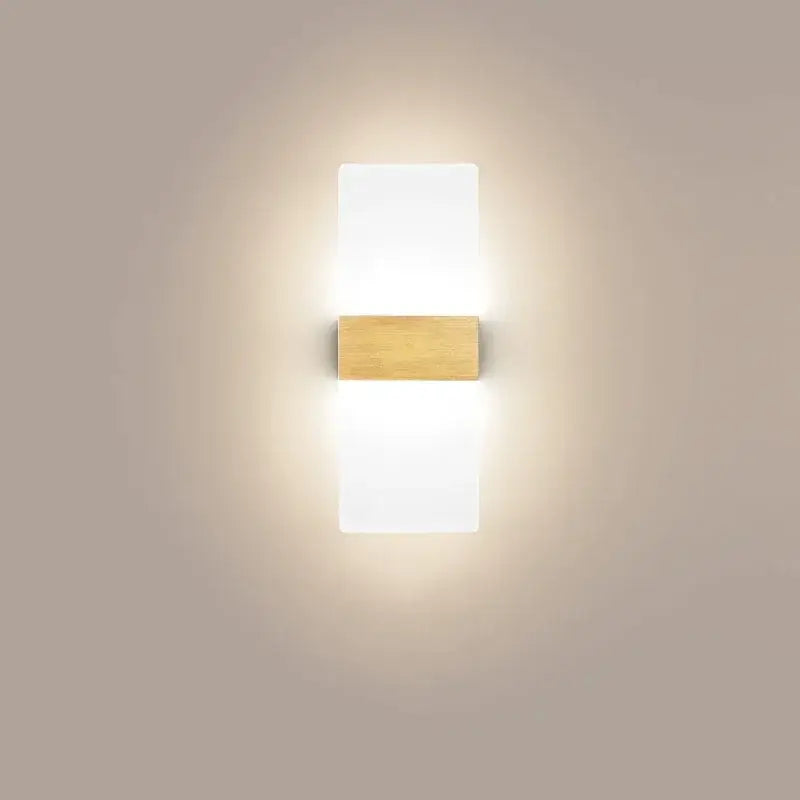 Modern minimalist black led wall light bedroom sconce