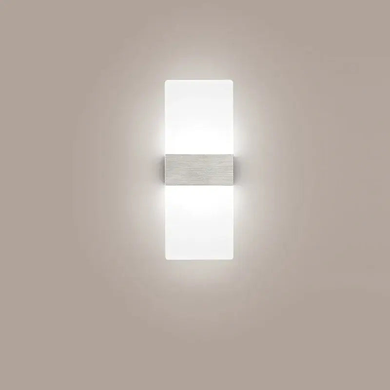 Modern minimalist black led wall light bedroom sconce