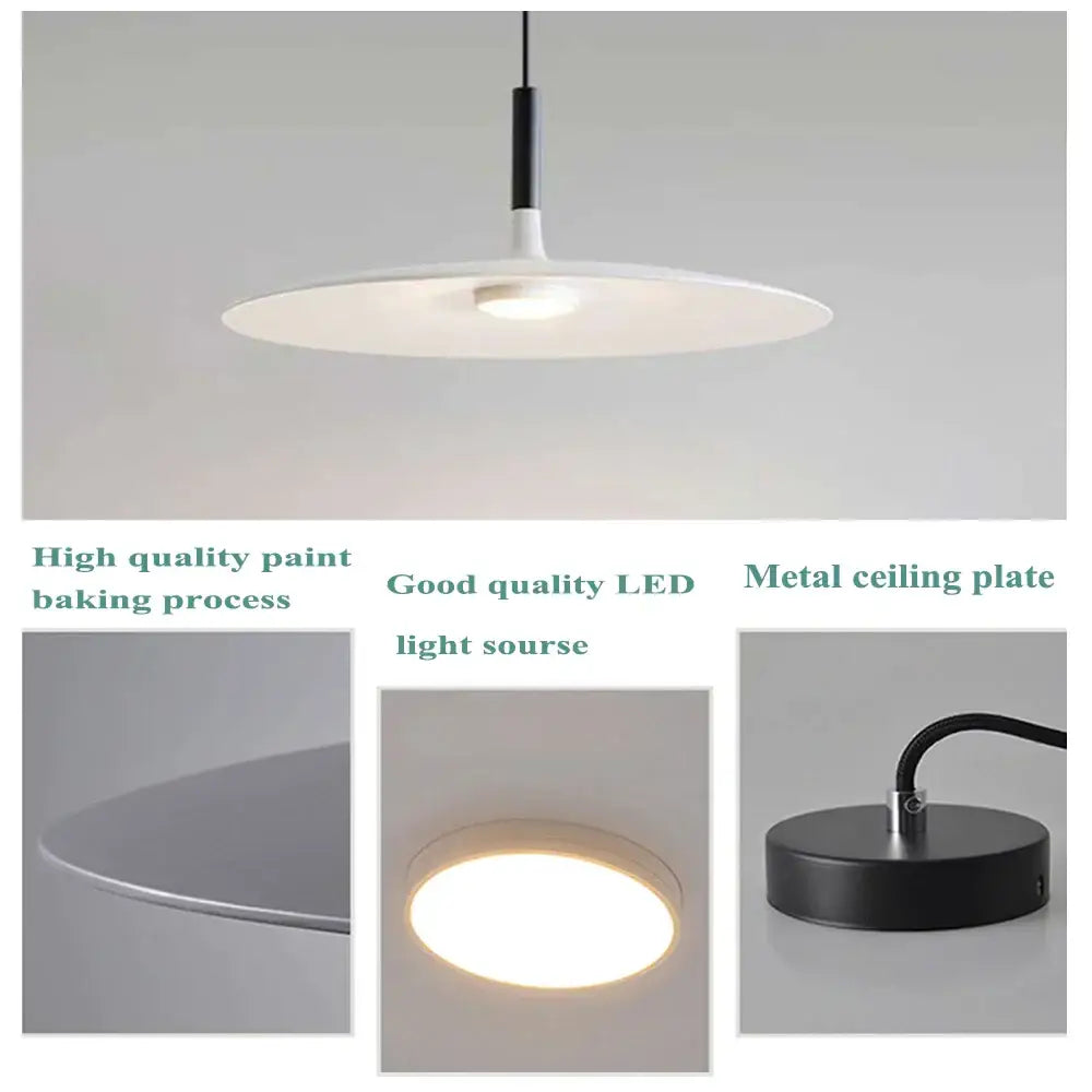 Modern minimalist colorful ufo pendant lights for dining room
