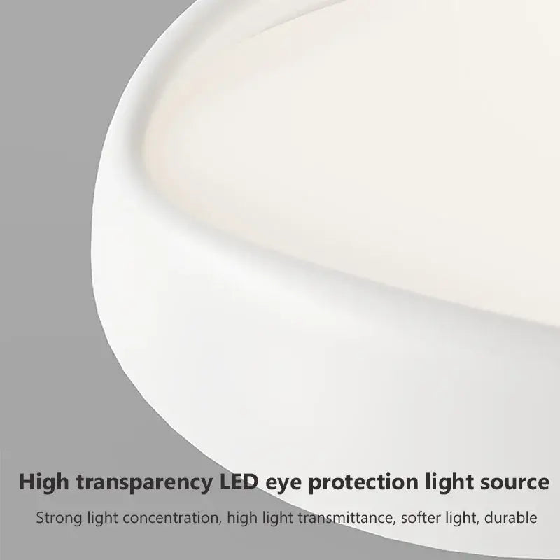 Modern minimalist cream led ceiling light for bedroom ambient decor