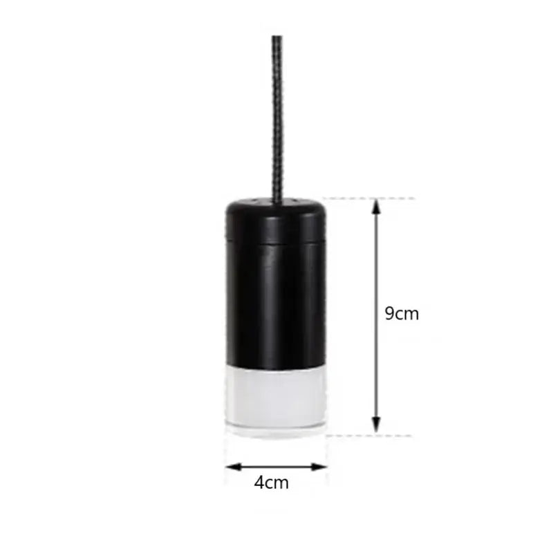Modern minimalist decorbites black rope pendant lamp living room light