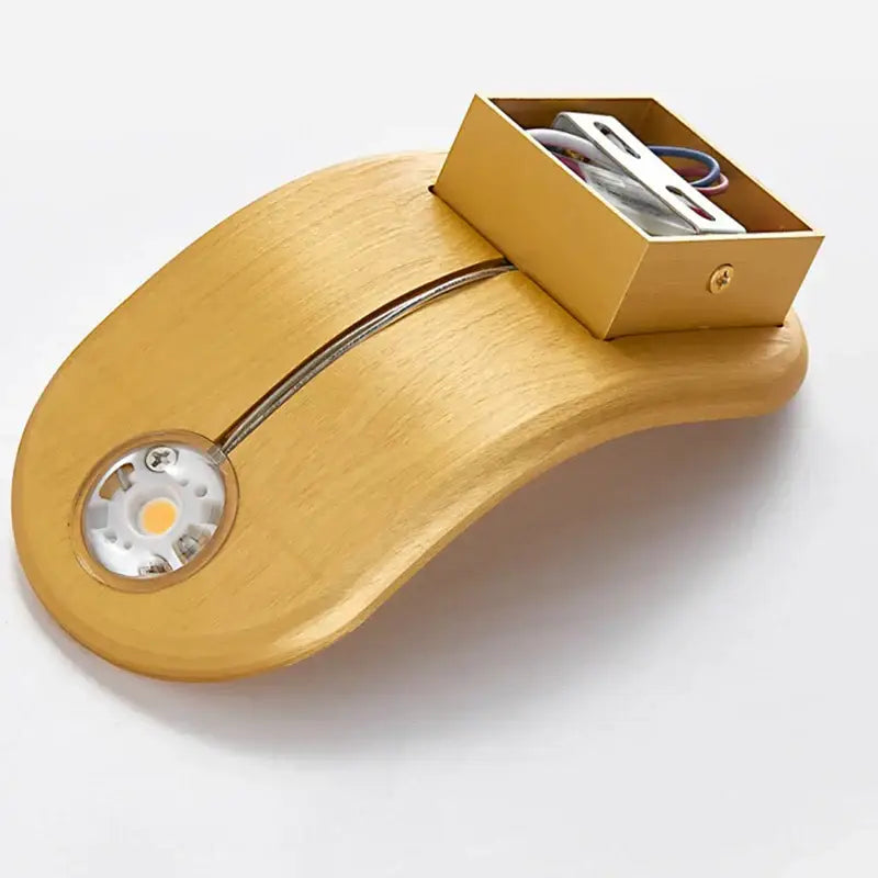 Modern minimalist gold & black led wall lamps for living room