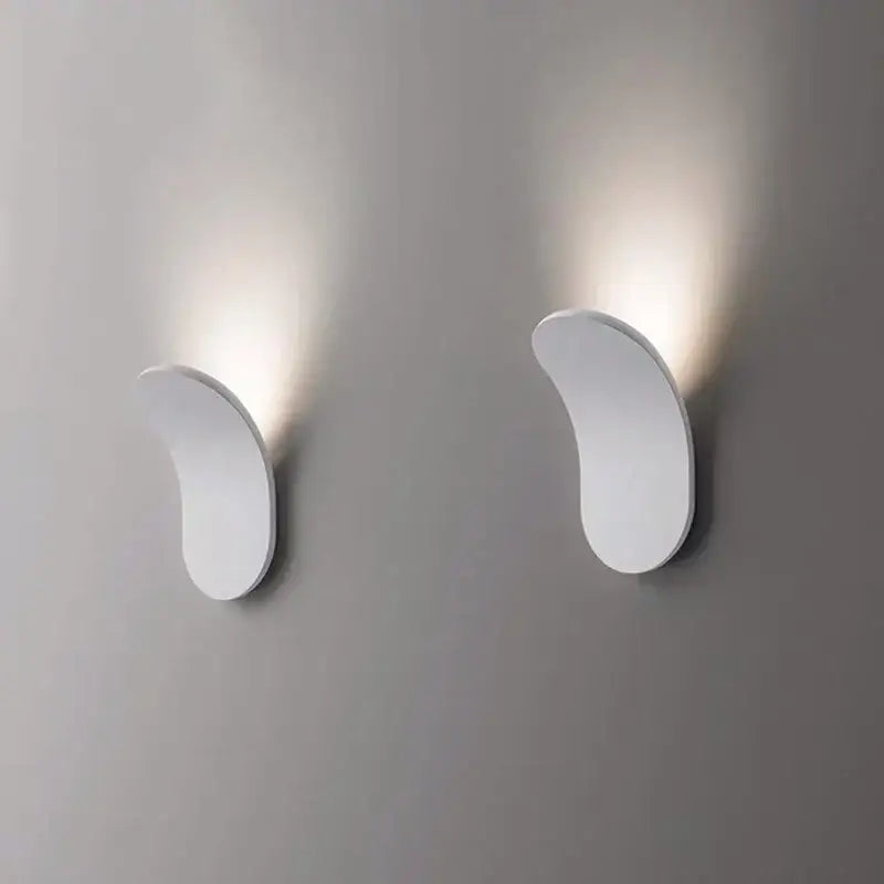 Modern minimalist gold & black led wall lamps for living room