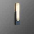 Modern minimalist grey metal led wall sconce bedroom light
