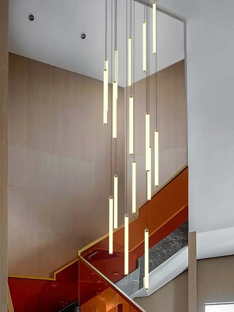 Modern minimalist loft black chandelier living room pendant light