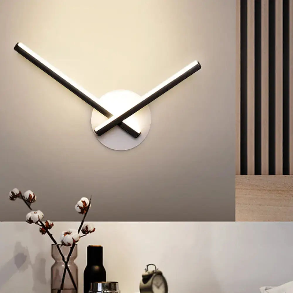 Modern minimalist white ceiling light bedroom direct wired electric
