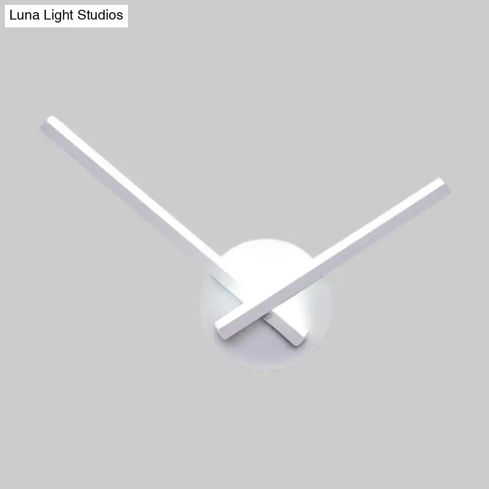 Modern minimalist white ceiling light bedroom direct wired electric