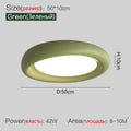 Modern minimalist white cream led ceiling lamp for bedroom