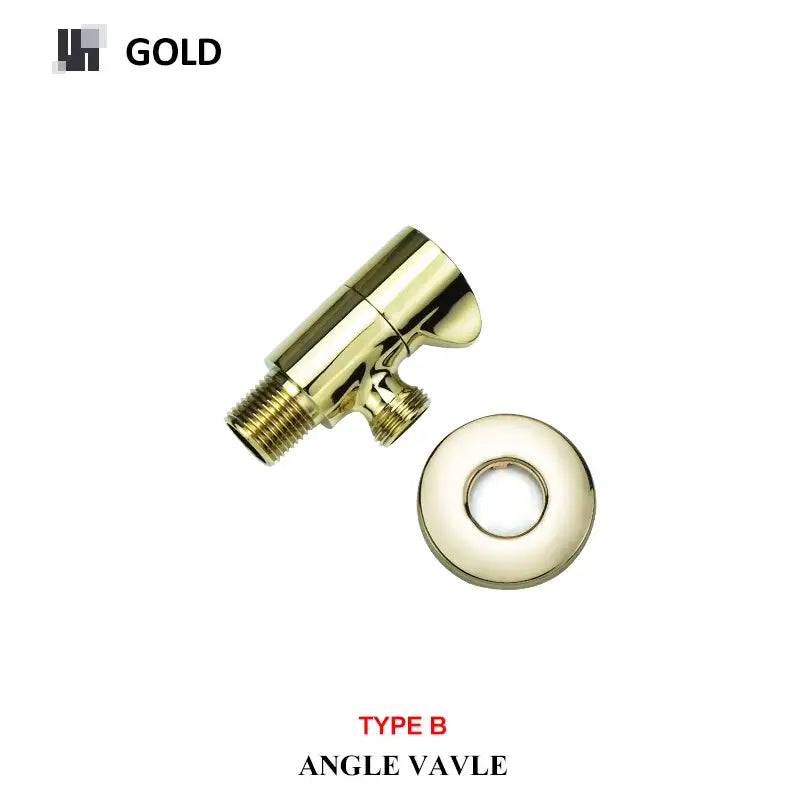 Modern multi finish decorbites brass triangle valve bathroom faucet