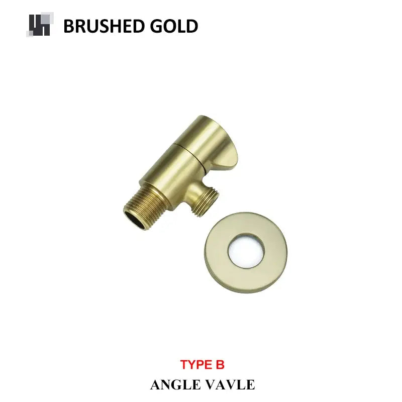Modern multi finish decorbites brass triangle valve bathroom faucet