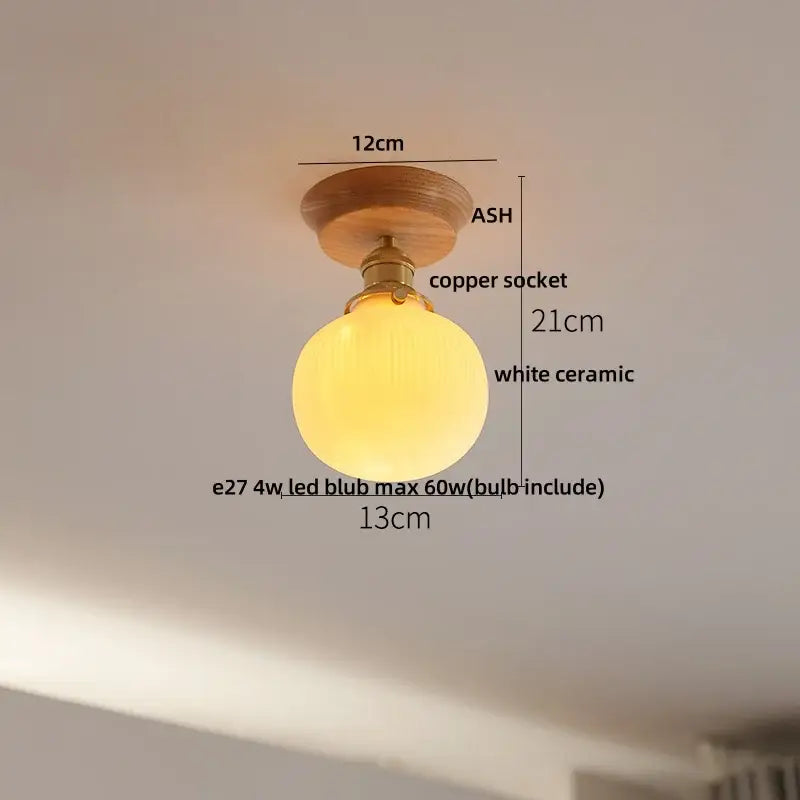 Modern nordic black & brass decorbites clear glass led ceiling lamp kitchen