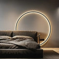 Modern oval led wall sconce bedroom mirror light