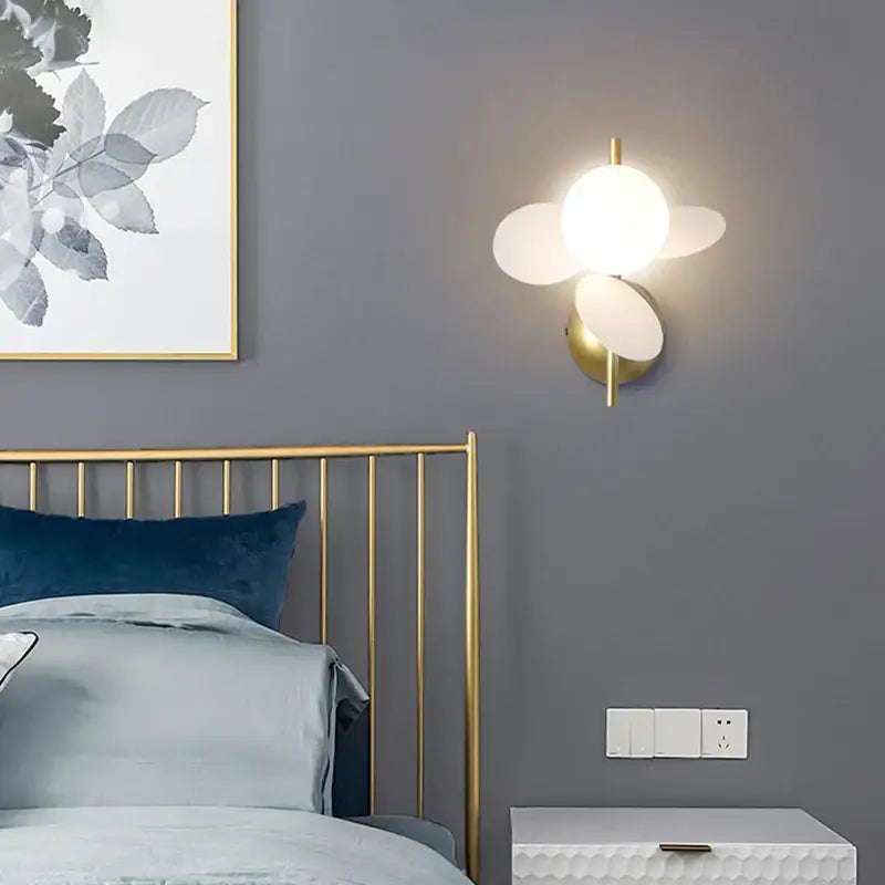 Modern pastel macaron acrylic wall lamp children’s bedroom night light