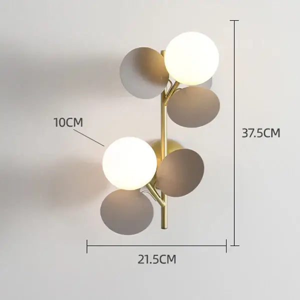 Modern pastel macaron acrylic wall lamp children’s bedroom night light