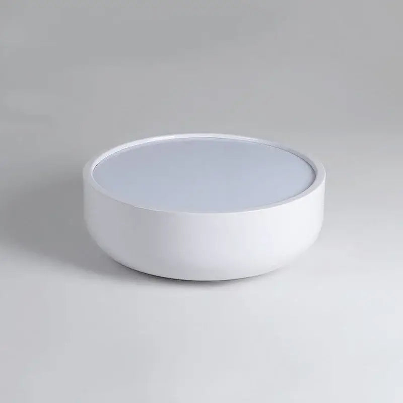 Modern pastel pink and teal circular led ceiling light bedroom