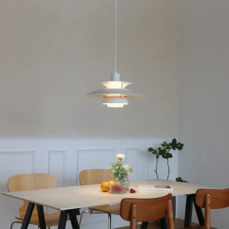 Modern pastel tiered led chandelier pendant light for kitchen decor