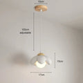 Modern pink flower pendant light for bedroom and living room