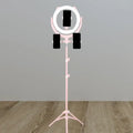 Modern pink triple phone stand ring light bedroom 110v-120v 220v-240v