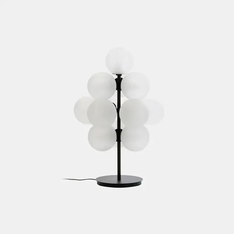 Modern purple decorbites glass bubble floor lamp for living room