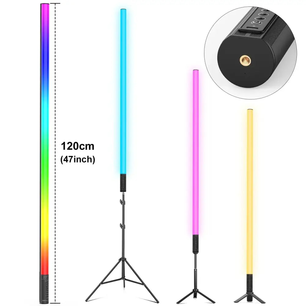 Modern rainbow rgb light stick – living room atmosphere lamp