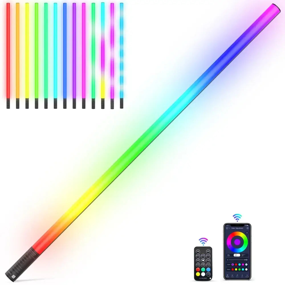 Modern rainbow rgb light stick – living room atmosphere lamp