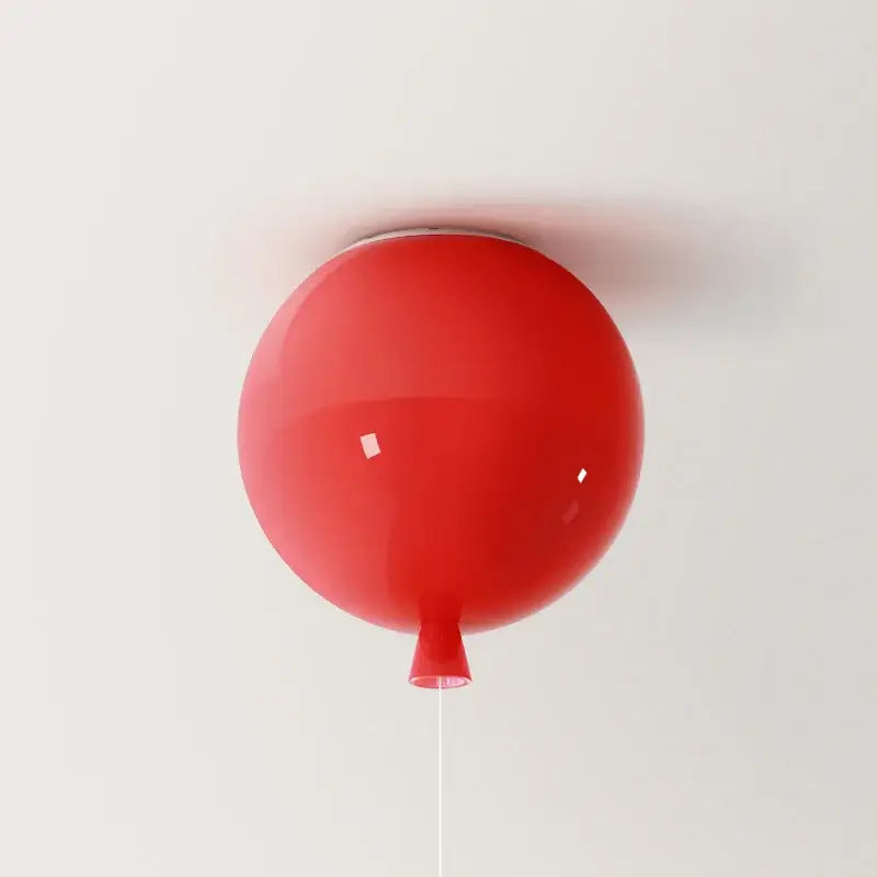 Modern red balloon ball lampshade – children’s room ceiling light