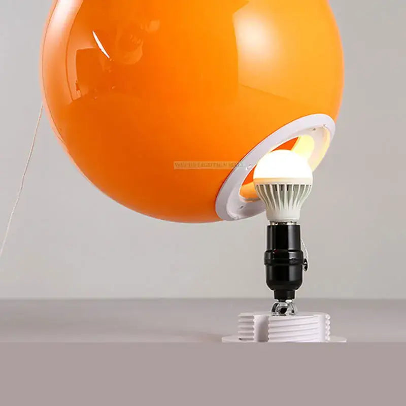 Modern red balloon ball lampshade – children’s room ceiling light