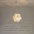 Modern red bauhinia flower chandelier for living room lighting