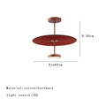 Modern ripple cotton round pendant lights living room decor