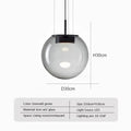 Modern sage green glass pendant lamp dining room set of 3