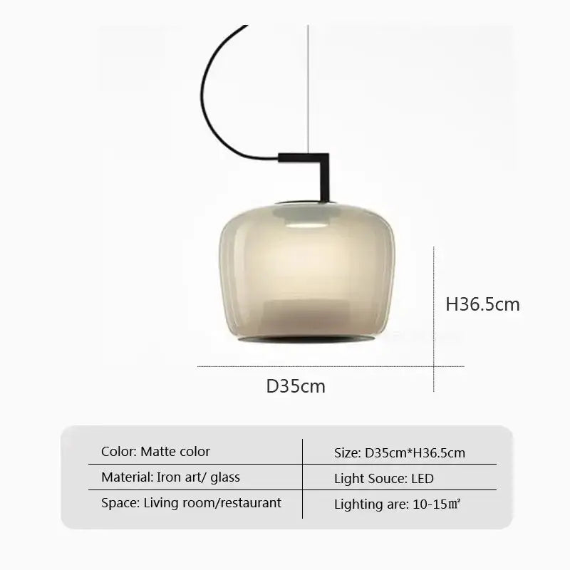 Modern sage green glass pendant lamp dining room set of 3