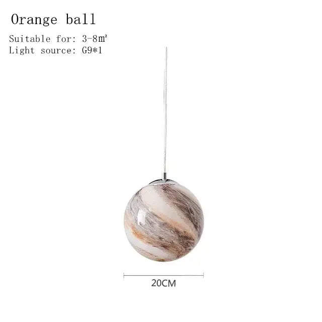 Modern saturn space star astronaut pendant lamp boys bedroom