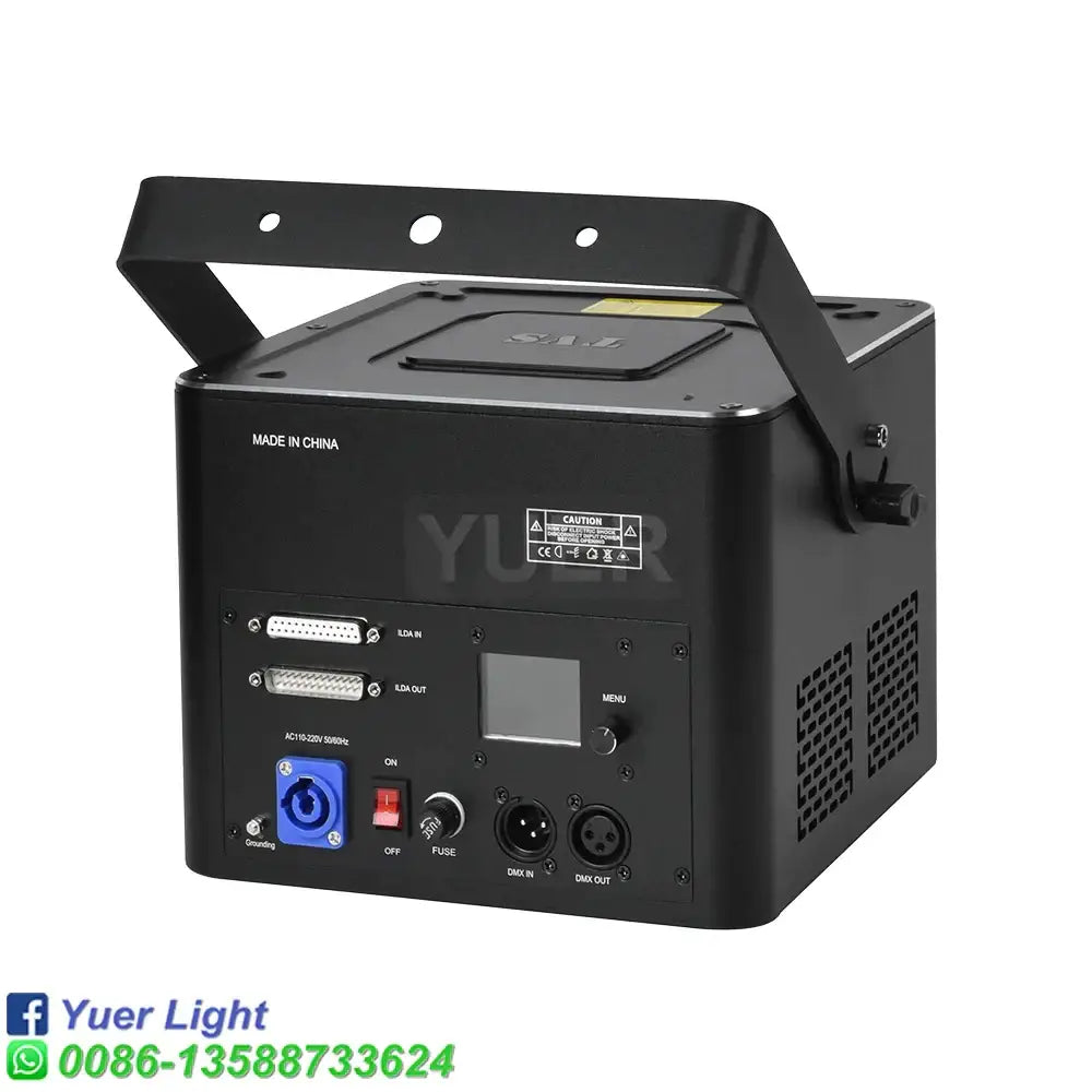 Modern silver and black 10w rgb laser light party projector