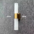 Modern silver gold & black led wall lamp bedroom sconce