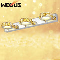 Modern silver & gold decorbites crystal bedroom mirror wall lamps