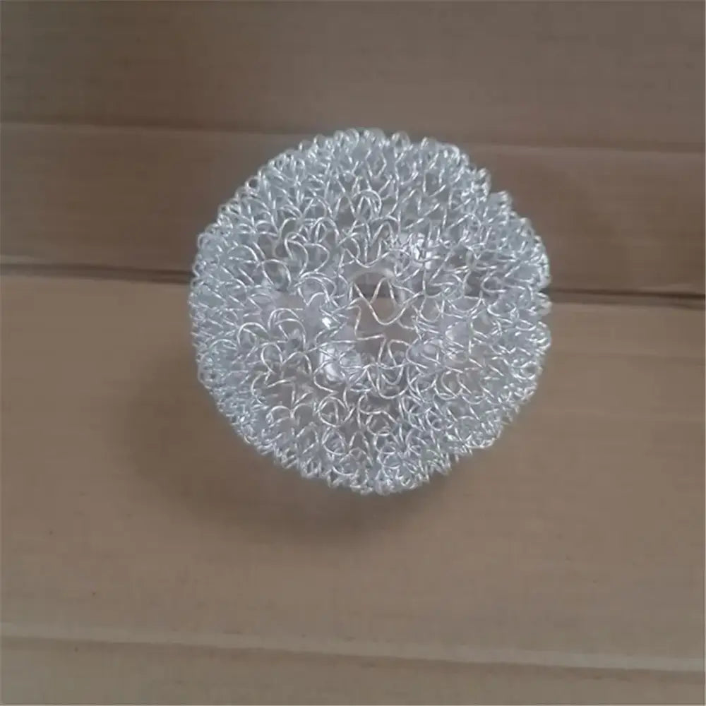 Modern silver mesh decorbites glass lampshade living room light cover