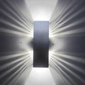 Modern slotted aluminum led wall sconce lamp living room light