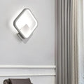 Modern square gray wall sconce lighting for living room