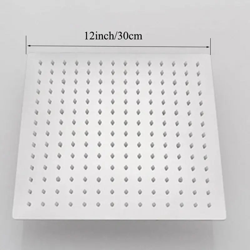 Modern square rain shower head bathroom chrome rainfall sprayer