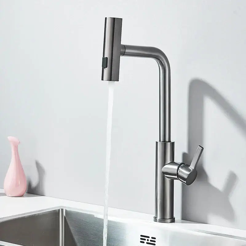 Modern stainless steel 3 functions kitchen faucet mixer tap