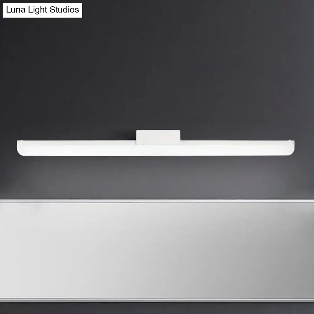 Modern style black & white led wall light bedroom linear sconce
