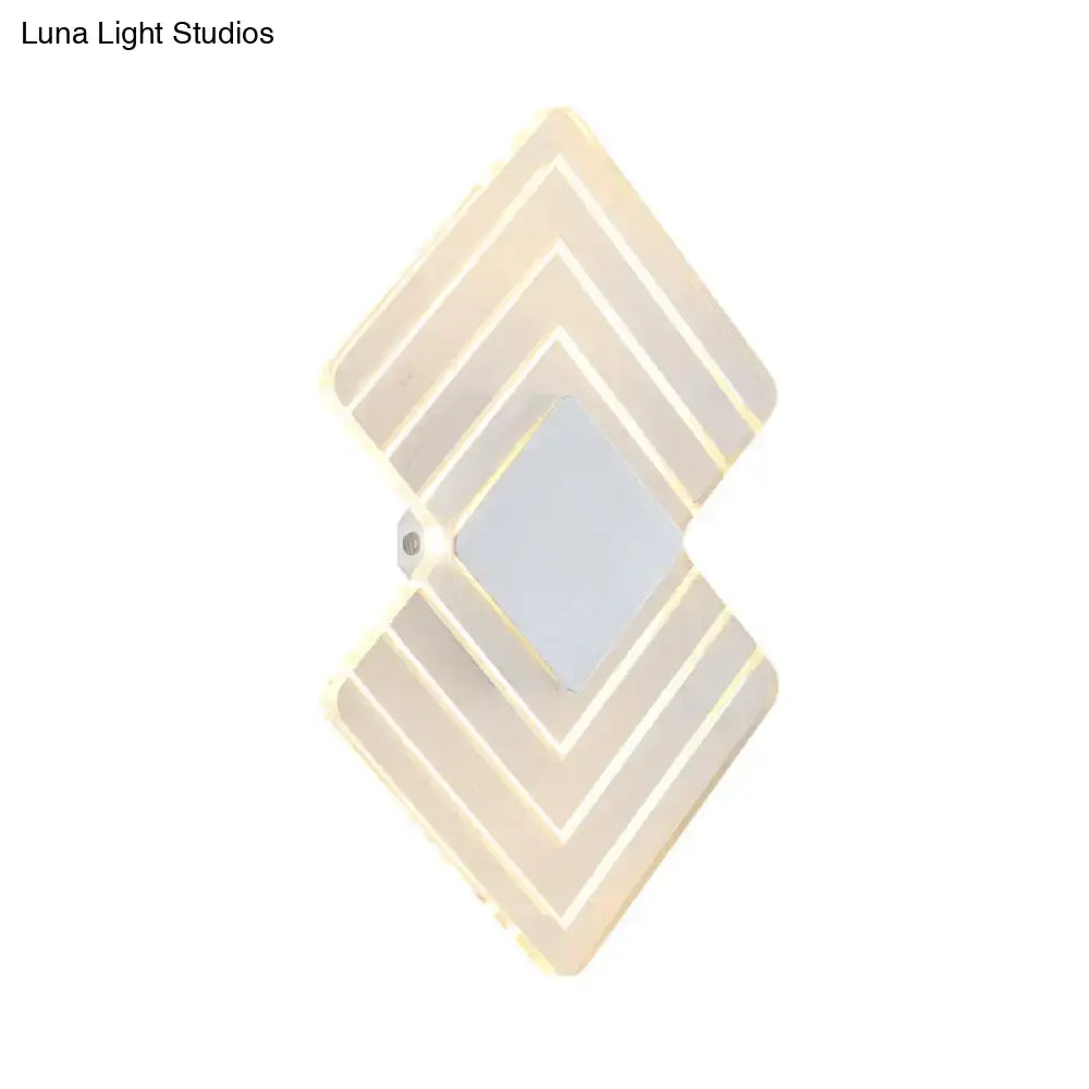 Modern textured silver & black led wall sconce bedroom direct wired