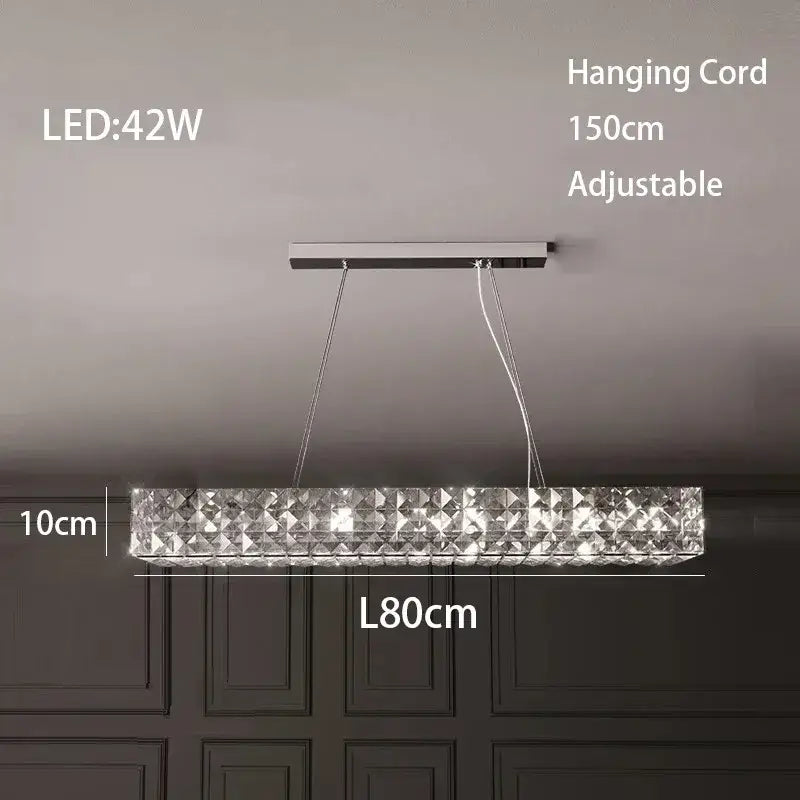 Modern three tiered decorbites crystal led chandelier living room