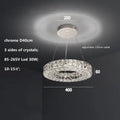 Modern three tiered decorbites crystal led chandelier living room