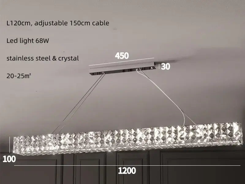Modern three tiered decorbites crystal led chandelier living room