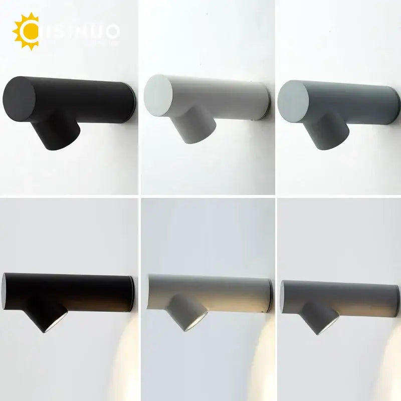 Modern tree branch black & white led wall sconce living room light