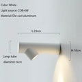 Modern tree branch black & white led wall sconce living room light