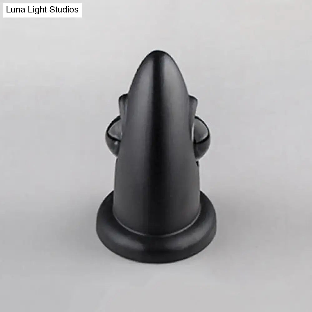 Modern triangle white and chrome bedroom wall sconce lamp
