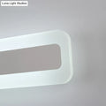 Modern ultrathin bar shaped white led wall sconce bedroom light