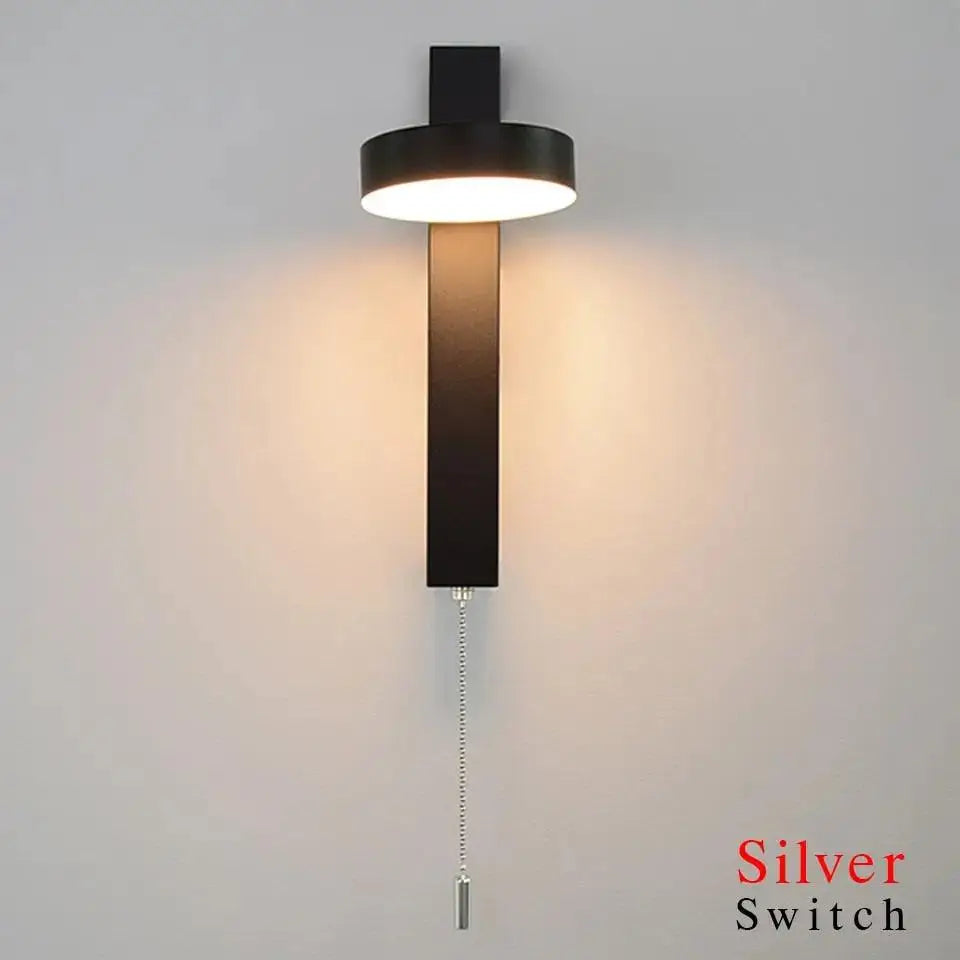 Modern gold minimalist wall sconces – bedroom adjustable light